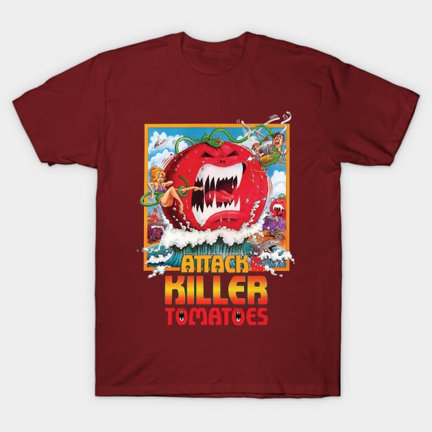 Attack of the Killer Tomatoes T-Shirt by The Hitman Jake Capone